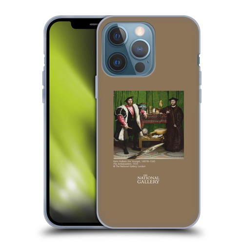 The National Gallery People Holbein The Ambassadors Soft Gel Case for Apple iPhone 13 Pro