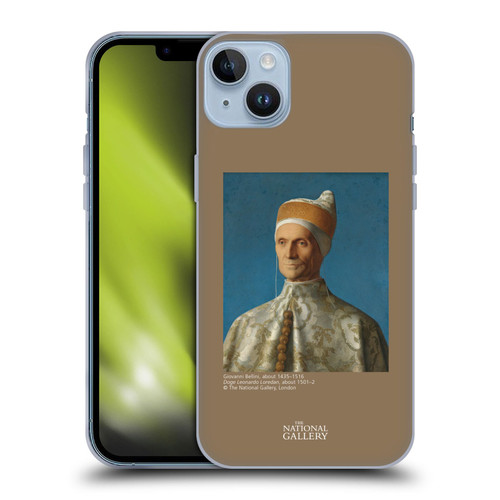 The National Gallery People Bellini Doge Loredan Soft Gel Case for Apple iPhone 14 Plus