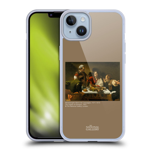 The National Gallery People The Supper At Emmaus Soft Gel Case for Apple iPhone 14 Plus