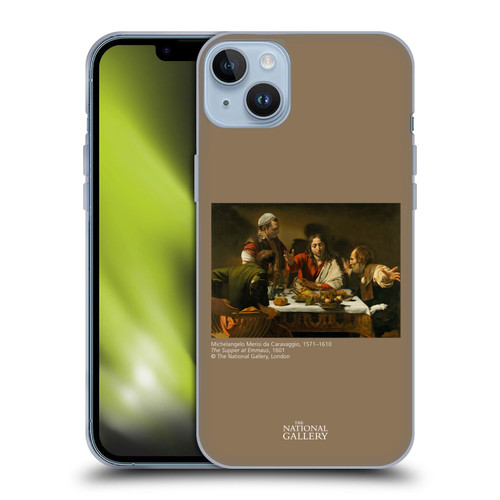 The National Gallery People The Supper At Emmaus Soft Gel Case for Apple iPhone 14 Plus