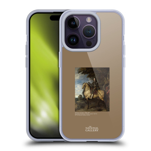 The National Gallery People Equestrian Portrait Of Charles I Soft Gel Case for Apple iPhone 14 Pro