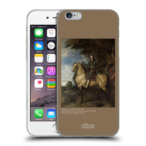 The National Gallery People Equestrian Portrait Of Charles I Soft Gel Case for Apple iPhone 6 / iPhone 6s