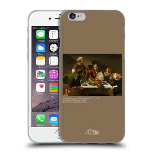 The National Gallery People The Supper At Emmaus Soft Gel Case for Apple iPhone 6 / iPhone 6s