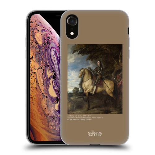 The National Gallery People Equestrian Portrait Of Charles I Soft Gel Case for Apple iPhone XR