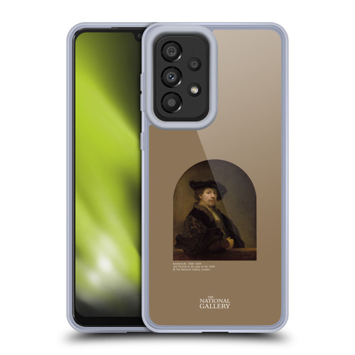 The National Gallery People Rembrandt Self Portrait Age 34 Soft Gel Case for Samsung Galaxy A33 5G (2022)