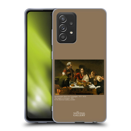 The National Gallery People The Supper At Emmaus Soft Gel Case for Samsung Galaxy A52 / A52s / 5G (2021)