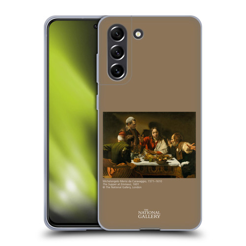 The National Gallery People The Supper At Emmaus Soft Gel Case for Samsung Galaxy S21 FE 5G