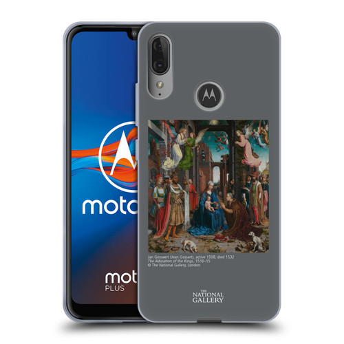 The National Gallery Religious & Mythological The Adoration Of The Kings Soft Gel Case for Motorola Moto E6 Plus