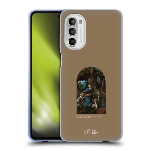 The National Gallery Religious & Mythological The Virgin Of The Rocks Soft Gel Case for Motorola Moto G52