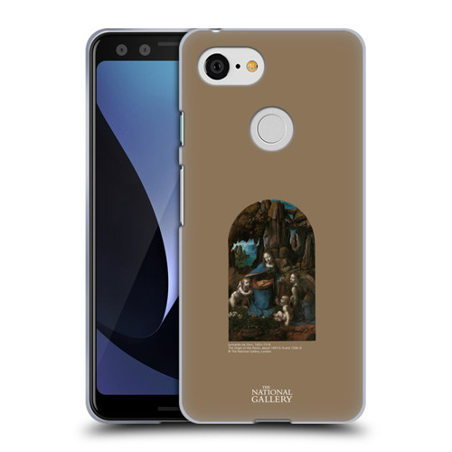 The National Gallery Religious & Mythological The Virgin Of The Rocks Soft Gel Case for Google Pixel 3