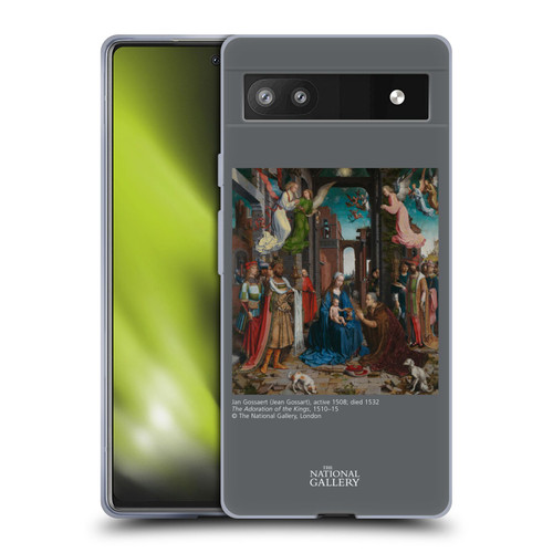 The National Gallery Religious & Mythological The Adoration Of The Kings Soft Gel Case for Google Pixel 6a