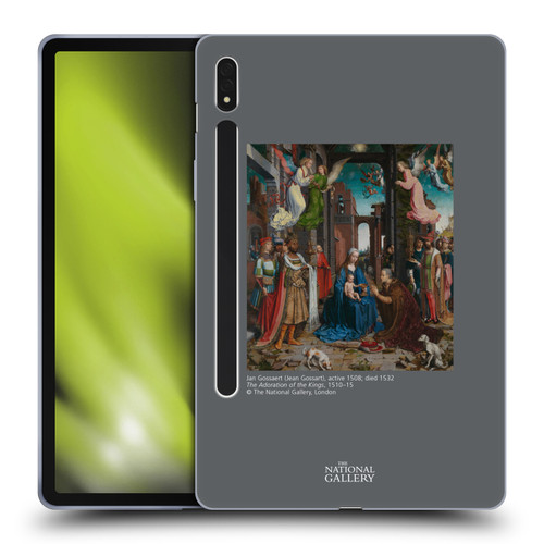The National Gallery Religious & Mythological The Adoration Of The Kings Soft Gel Case for Samsung Galaxy Tab S8