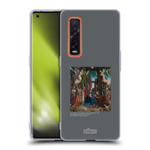 The National Gallery Religious & Mythological The Adoration Of The Kings Soft Gel Case for OPPO Find X2 Pro 5G