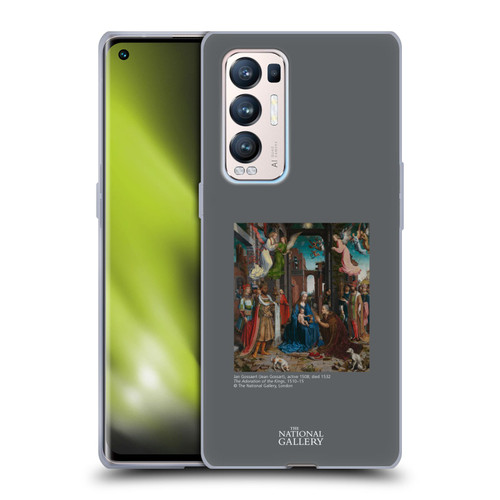 The National Gallery Religious & Mythological The Adoration Of The Kings Soft Gel Case for OPPO Find X3 Neo / Reno5 Pro+ 5G