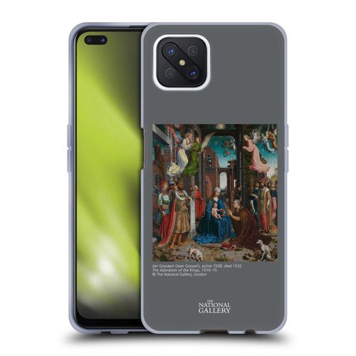 The National Gallery Religious & Mythological The Adoration Of The Kings Soft Gel Case for OPPO Reno4 Z 5G