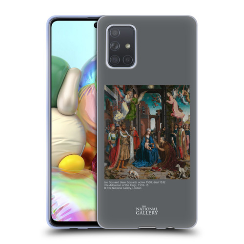 The National Gallery Religious & Mythological The Adoration Of The Kings Soft Gel Case for Samsung Galaxy A71 (2019)