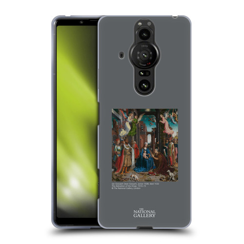The National Gallery Religious & Mythological The Adoration Of The Kings Soft Gel Case for Sony Xperia Pro-I
