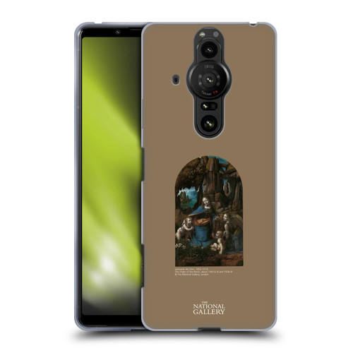 The National Gallery Religious & Mythological The Virgin Of The Rocks Soft Gel Case for Sony Xperia Pro-I