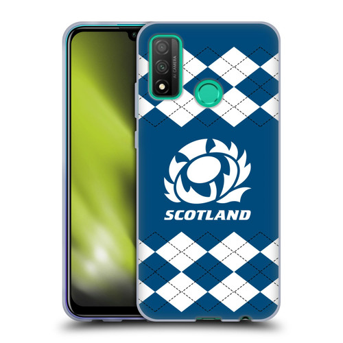 Scotland Rugby Logo 2 Argyle Soft Gel Case for Huawei P Smart (2020)