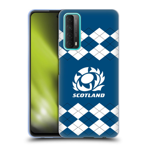 Scotland Rugby Logo 2 Argyle Soft Gel Case for Huawei P Smart (2021)