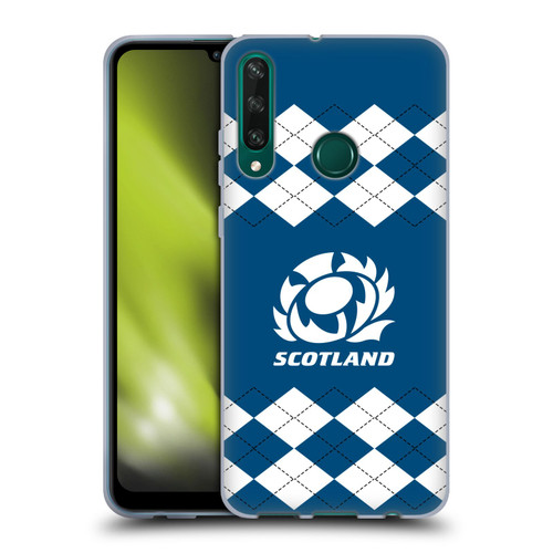 Scotland Rugby Logo 2 Argyle Soft Gel Case for Huawei Y6p