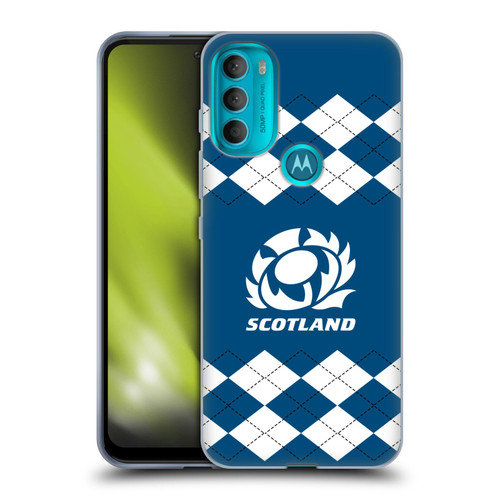 Scotland Rugby Logo 2 Argyle Soft Gel Case for Motorola Moto G71 5G