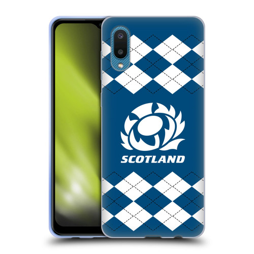 Scotland Rugby Logo 2 Argyle Soft Gel Case for Samsung Galaxy A02/M02 (2021)