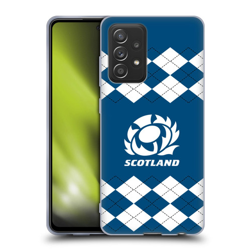 Scotland Rugby Logo 2 Argyle Soft Gel Case for Samsung Galaxy A52 / A52s / 5G (2021)