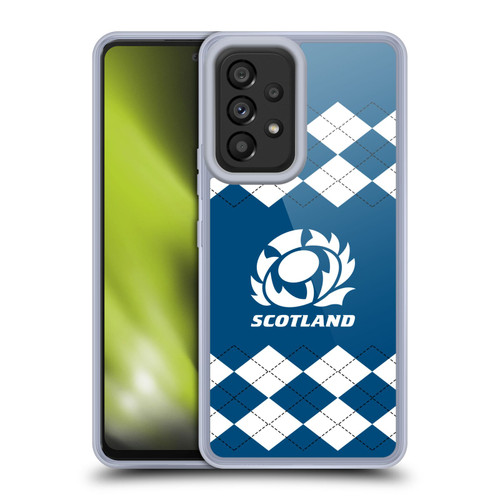 Scotland Rugby Logo 2 Argyle Soft Gel Case for Samsung Galaxy A53 5G (2022)