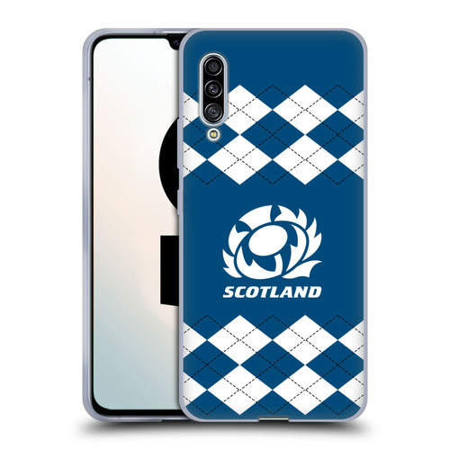 Scotland Rugby Logo 2 Argyle Soft Gel Case for Samsung Galaxy A90 5G (2019)