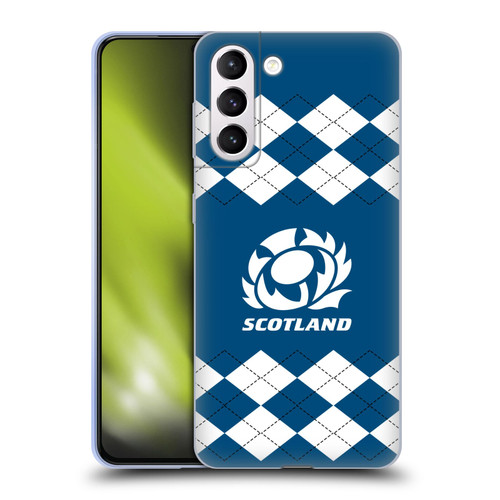Scotland Rugby Logo 2 Argyle Soft Gel Case for Samsung Galaxy S21+ 5G