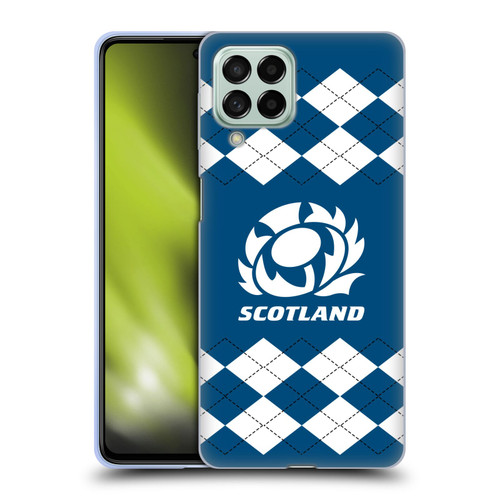 Scotland Rugby Logo 2 Argyle Soft Gel Case for Samsung Galaxy M53 (2022)