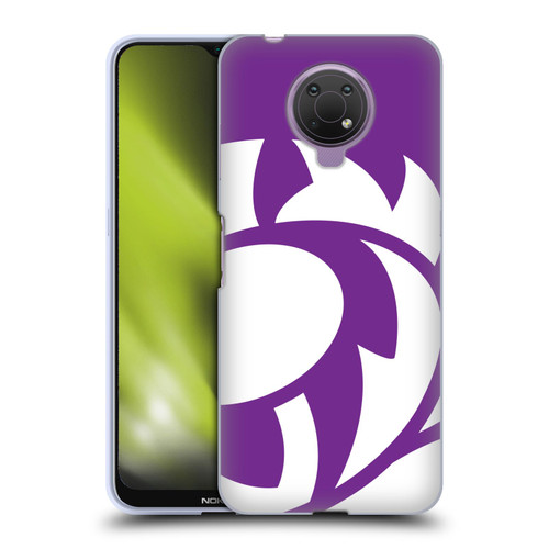 Scotland Rugby Oversized Thistle Purple Heather Soft Gel Case for Nokia G10
