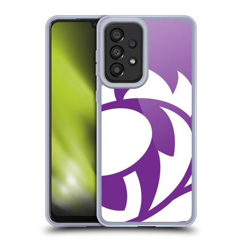 Scotland Rugby Oversized Thistle Purple Heather Soft Gel Case for Samsung Galaxy A33 5G (2022)