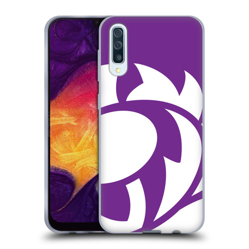 Scotland Rugby Oversized Thistle Purple Heather Soft Gel Case for Samsung Galaxy A50/A30s (2019)