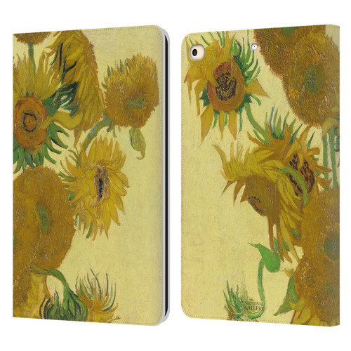 The National Gallery Art Sunflowers Leather Book Wallet Case Cover For Apple iPad 9.7 2017 / iPad 9.7 2018