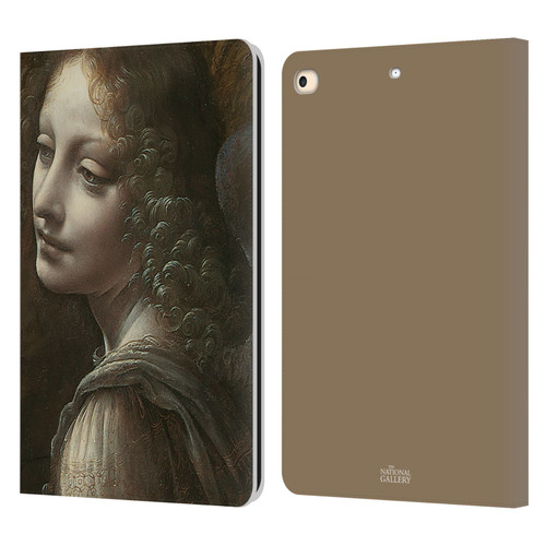 The National Gallery Art The Virgin Of The Rocks Leather Book Wallet Case Cover For Apple iPad 9.7 2017 / iPad 9.7 2018