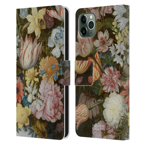 The National Gallery Art A Still Life Of Flowers In A Wan-Li Vase Leather Book Wallet Case Cover For Apple iPhone 11 Pro Max