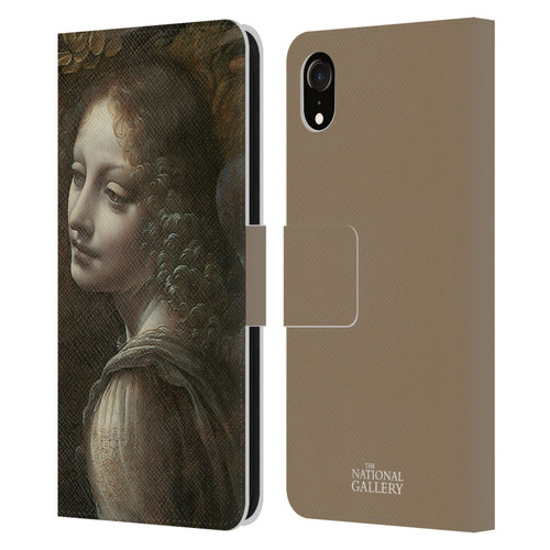The National Gallery Art The Virgin Of The Rocks Leather Book Wallet Case Cover For Apple iPhone XR