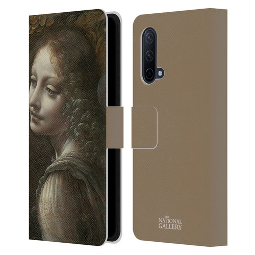 The National Gallery Art The Virgin Of The Rocks Leather Book Wallet Case Cover For OnePlus Nord CE 5G