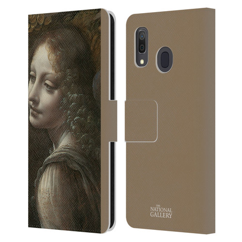 The National Gallery Art The Virgin Of The Rocks Leather Book Wallet Case Cover For Samsung Galaxy A33 5G (2022)