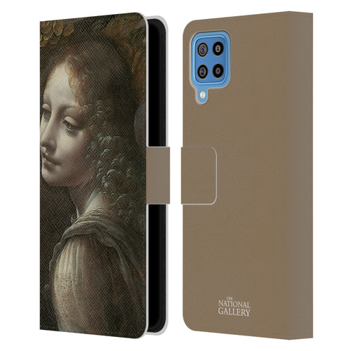 The National Gallery Art The Virgin Of The Rocks Leather Book Wallet Case Cover For Samsung Galaxy F22 (2021)