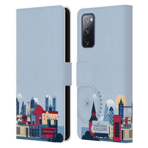 The National Gallery Art London Skyline Leather Book Wallet Case Cover For Samsung Galaxy S20 FE / 5G