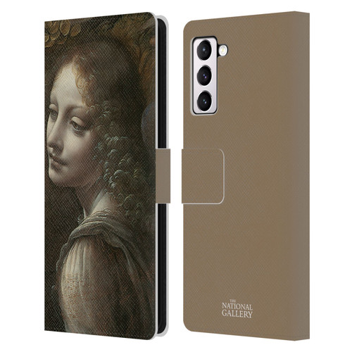 The National Gallery Art The Virgin Of The Rocks Leather Book Wallet Case Cover For Samsung Galaxy S21+ 5G
