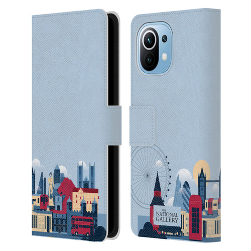 The National Gallery Art London Skyline Leather Book Wallet Case Cover For Xiaomi Mi 11