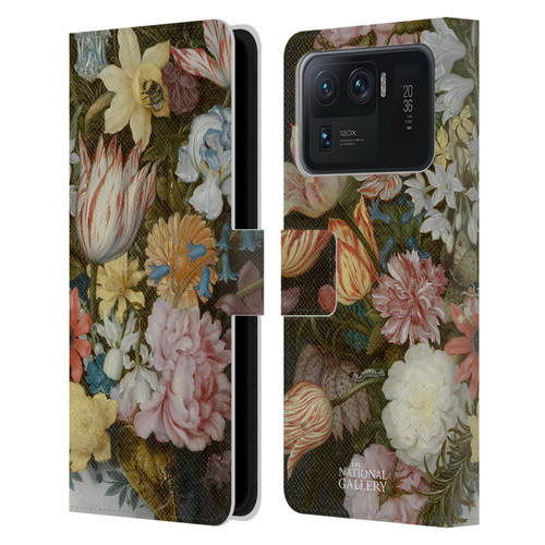 The National Gallery Art A Still Life Of Flowers In A Wan-Li Vase Leather Book Wallet Case Cover For Xiaomi Mi 11 Ultra