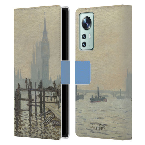 The National Gallery Art Monet Thames Leather Book Wallet Case Cover For Xiaomi 12