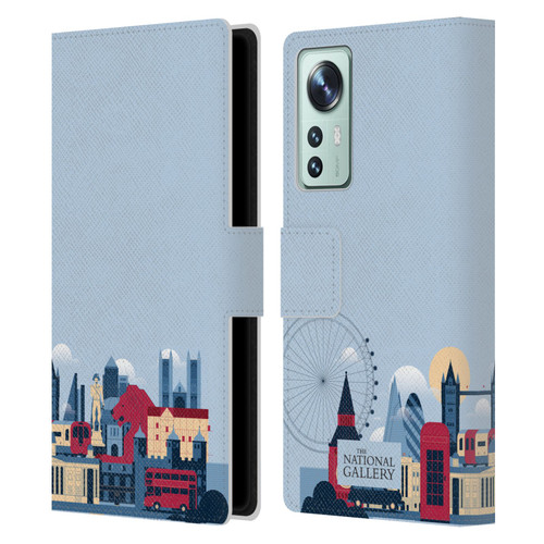 The National Gallery Art London Skyline Leather Book Wallet Case Cover For Xiaomi 12