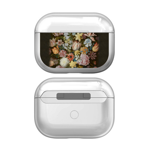 The National Gallery Art A Still Life Of Flowers In A Wan-Li Vase Clear Hard Crystal Cover Case for Apple AirPods Pro Charging Case
