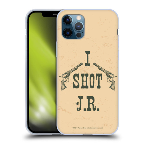 Dallas: Television Series Graphics Typography Soft Gel Case for Apple iPhone 12 / iPhone 12 Pro